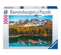 Ravensburger - Puzzle: Lago Carezza, 1000 Piezas, Puzzles para Adultos, Rompecabezas para Adultos, Regalos a Partir de 14 Años, 70x50cm
