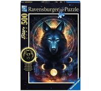 Lobo Splendentestar Línea Glow IN The Dark Puzzle 500Pcs Ravensburger