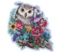 Ravensburger - Puzzle: Madera Búho, 150 Piezas, Puzzles para Adultos, Rompecabezas para Adultos, Regalos a Partir de 10 Años, 20x25cm