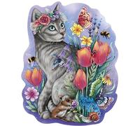 Ravensburger Puzzle Madera Gato 150 piezas 20x25 cm para adultos (a partir de 10 años)