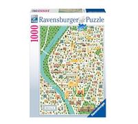 Ravensburger - Puzzle: Mapa de Sevilla, 1000 Piezas, Puzzles para Adultos, Rompecabezas para Adultos, Regalos a Partir de 14 Años, 70x50cm