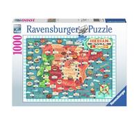 Ravensburger - Puzzle Mapa de Vinos Ibéricos, puzzle 1000 Piezas, Puzzle Adultos, rompecabezas y pasatiempos, regalos adultos, 70x50cm