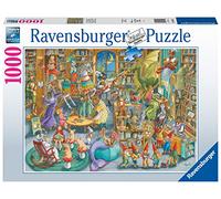 Ravensburger – Rompecabezas Medianoche Biblioteca – 1000 piezas, 70x50 cm – Para adultos (14+ años)