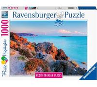 Ravensburger - Puzzle: Mediterráneo Griego, 1000 piezas, Puzzles para Adultos, Rompecabezas para Adultos, Regalos a Partir de 14 Años, 70x50cm