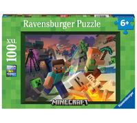 Ravensburger - Puzzle Minecraft 100 Piezas XXL Puzzle 6 Años (Importación USA)