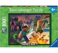 Ravensburger - Puzzle Minecraft 100 Piezas XXL Puzzle 6 Años (Importación USA)