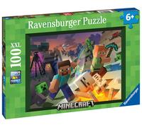 Ravensburger - Puzzle Minecraft 100 Piezas XXL Puzzle 6 Años o Más Puzle Niñ