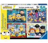 Ravensburger - Puzzle: Minions, Puzzle Disney, Puzzle 5 Años o Más, Puzzles Niños 5 Años, Rompecabezas Niños, 4 Puzzle 100 Piezas, Regalo Niño 5 Años, Puzzle, Puzzle Minions