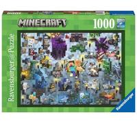 Ravensburger - Puzzle Mobs Minecraft, Rompecabezas para Adultos, Regalo para Niños de 14+ Años, Juego Educativo y Estimulante, 1000 Piezas, 70x50 cm