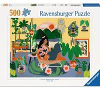 Ravensburger - Puzzle Momento de Calma 500 Piezas, Puzzle Adultos | Puzzle de 500 piezas con una colorida escena de relax entre plantas. Un rompecabezas para adultos ideal para desconectar.