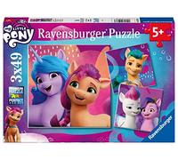 Ravensburger - Puzzle: My Little Pony, Puzzles Niños 5 Años o Más, Rompecabezas, 3 Puzzles de 49 Piezas, Regalos Niños 5 Años, 21x21cm