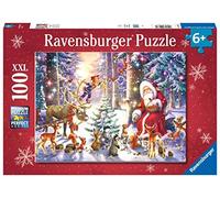 Ravensburger puzzle - Navidad en el bosque Puzzle 100 Pz XXL, Puzzle para niños