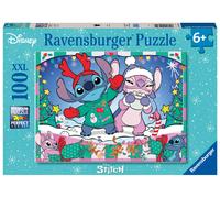 Ravensburger - Puzzle: Navidad Stitch, Puzzles Infantiles 6 Años o Más, 100 Piez