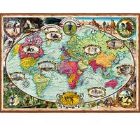 Ravensburger - Puzzle: Vuelta al Mundo en Bici, Puzzle 1000 Piezas, Puzzles para Adultos, Puzzle 1000 Piezas Adultos, Pegamento Puzzle para Enmarcar Puzzles, Rompecabezas Adultos, Puzzle Mapa Mundi