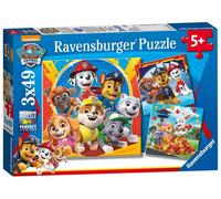 Puzzle RAVENSBURGER 3 x 49 Piezas, Patrulla Canina