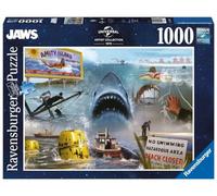 Ravensburger - Puzzle: Película Tiburón, Puzzle 1000 Piezas, Puzzles para Adultos, Puzzle 1000 Piezas Adulto, Pegamento para Enmarcar Puzzles, Rompecabezas Adulto y Niños, 70x50cm