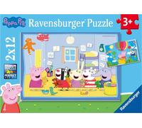 Ravensburger - Peppa Pig - Pack 2 puzzles 12 piezas