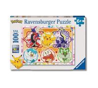 Ravensburger - Puzzle: Pokémon, Puzzles Infantiles 6 Años o Más, 100 piezas, Rompecabezas, Regalos Niños 6 Años, 49x36cm