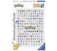 Ravensburger - Puzzle Pokémon, Rompecabezas para Adultos, Regalo para Niños de 14+ Años, Juego Educativo y Estimulante, 500 Piezas, 49x36 cm