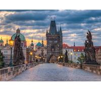 Ravensburger - Puzzle Praga: Puente Charles, Puzzle 1000 Piezas, Puzzles para Adultos, Puzzle 1000 Piezas Adultos, Pegamento Puzzle para Enmarcar, Rompecabezas Adultos, Puzzle Foto Paisaje 70x50
