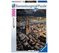 Ravensburger - Puzzle Catedral de Colonia, Puzzle 1000 Piezas, Puzzles para Adultos, Puzzle 1000 Piezas Adultos, Pegamento Puzzle para Enmarcar, Rompecabezas Adultos, Puzzle Foto Paisaje 70x50cm