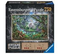 Ravensburger - Puzzle Escape Room: Unicornio, Puzzle 759 Piezas, Puzzle para Adultos y Niños 14 años o más, Escape The Room Juego de Mesa, Juego Escape Room Adultos, Rompecabezas Adultos