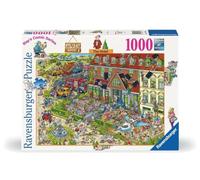 Ravensburger Puzzle - Ray's Comic Series: Holiday Resort 2 - The Hotel - Rompecabezas cómico de 1000 Piezas, a Partir de 14 años: Serie de cómics de Ray's