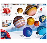 Ravensburger - Puzzle 3D Adultos Sistema Solar | Puzzles 3D para Adulto | Maquetas para Montar De 522 Piezas | Maquetas para Construir Adultos | Eclipse Solar