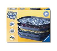 Ravensburger Puzzle Sort & Go Ultimate 12001676-Juego de 6 bandejas apilables para clasificar y Guardar fácilmente Piezas, Accesorio Ideal para Rompecabezas (12001676)