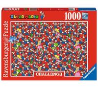Ravensburger - Puzzle: Super Mario Challenge, 1000 Piezas, Puzzles para Adultos, Rompecabezas para Adultos, Regalos a Partir de 14 Años, 70x50cm