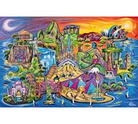 Ravensburger - Puzzle Tesoros del Mundo 3000 Piezas, Puzzle Adultos | Puzzle adultos de 3000 piezas con una colorida ilustración de monumentos del mundo. Un gran reto para amantes de los puzzles.