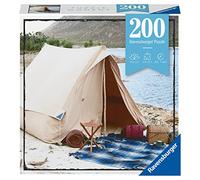 Ravensburger - Puzzle: Tienda de Campaña, 200 Piezas, Puzzles para Adultos, Rompecabezas para Adultos, Regalos a Partir de 10 Años, Puzzle para Enmarcar, 33x21cm