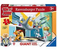Ravensburger - Puzzle: Tom y Jerry, Colección Giant Suelo, Puzzles Niños 3 Años o Más, Rompecabezas, 24 Piezas Gigantes, Regalos Niños 3 Años, 70x50cm