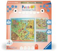 Ravensburger Puzzle UP 12004002 - Historia: 3 Rompecabezas de 100, 121 o 144 Piezas para Combinar y con un Cuaderno de conocimientos Adicional, Rompecabezas de 6 años