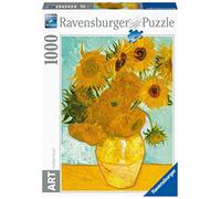 Ravensburger - Puzzle: Van Gogh Los Girasoles, 1000 Piezas, Puzzles para Adultos, Rompecabezas para Adultos, Regalos a Partir de 14 Años, 70x50cm