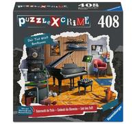 Ravensburger Puzzle X Crime - Death Plays Beethoven, Juego de Crimen y Rompecabezas de 408 Piezas para 1 a 4 Jugadores