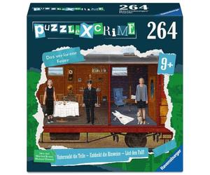 Ravensburger Puzzle X Crime - El Fuego perdido - 264 Piezas, Juego de Rompecabezas para 1-4 jóvenes Detectives a Partir de 9 años