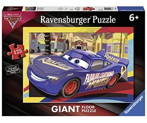 Ravensburger - Puzzles Disney: Cars | Puzzle 6 Años O Más | Regalo Niño 6 Años O Más De 125 Piezas | Rompecabezas Niños De 70 X 50 Cm Puzzle