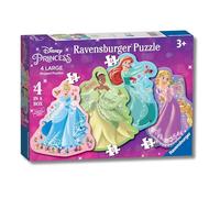 Ravensburger - Puzzles Disney Princess Pack 4 | Puzzle 3 Años O Más | Puzzles 3 Años O Más De 72 Piezas | Rompecabezas Niños De 70 X 50 Cm Puzzle