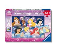 PRINCESSES DISNEY Puzzles 2x24 pieces - Les princesses réunies - Ravensburger - Lot de puzzles enfant - Des 4 ans