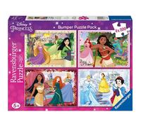 Ravensburger - Puzzles Disney Princess Pack De 4 | Rompecabezas 5 años o más | Regalo Niño 5 Años O Más De 100 Piezas Cada Uno | Puzzle Infantil 36 X 26 Cm
