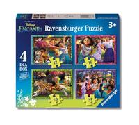 Ravensburger - Puzzles Encanto Pack De 4 | Puzzle 3 Años O Más | Regalo Niño 3 Años O Más De 72 Piezas | Rompecabezas Niños De 19 X 14 Cm Puzzle