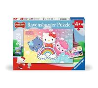 Ravensburger - Puzzles Hello Kitty Pack De 2 | Puzzle 4 Años O Más | 2 Puzles Niños 4 Años De 24 Piezas | Rompecabezas Niños De 26,5 X 18 Cm | Ravensburger Puzzle