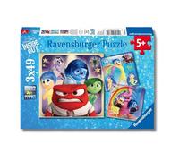Ravensburger - Puzzles Inside out 1 Pack De 3 | Puzzle 5 Años O Más | Regalos para Niños De 5 Años De 3 X 49 Piezas | Rompecabezas Niños De 21 X 21 Cm Puzzle