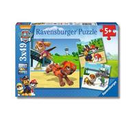 Ravensburger - Puzzle: La Patrulla Canina, Puzzles Niños 5 Años o Más, Rompecabezas, 3 Puzzles de 49 Piezas, Regalos Niños 5 Años, 21x21cm