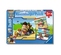 Ravensburger - Puzzles Paw Patrol C Pack De 3 | Puzzle 5 Años O Más | Regalos para Niños De 5 Años De 3 X 49 Piezas | Rompecabezas Niños De 21 X 21 Cm Puzzle