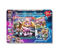 Ravensburger - Puzzles Paw Patrol The Mighty Movie Pack De 3 | Puzzle 5 Años O Más | Regalos para Niños De 5 Años De 3 X 49 Piezas | Rompecabezas Niños De 21 X 21 Cm Puzzle