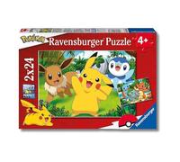 Ravensburger - Puzzles Pokémon Pack De 2 | Puzzle 4 Años O Más | 2 Puzles Niños 4 Años De 24 Piezas | Rompecabezas Niños De 26,5 X 18 Cm | Ravensburger Puzzle