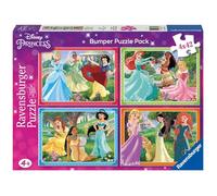 Ravensburger - Puzzles Princesas Disney Pack De 4 | Puzzle 4 Años O Más | Regalo Niño 4 Años O Más De 42 Piezas Cada Uno | Rompecabezas Niños De 36 X 26 Cm Puzzle