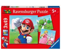 Ravensburger - Puzzles Super Mario Pack De 3 Puzzle 5 Años O Más Regalos par